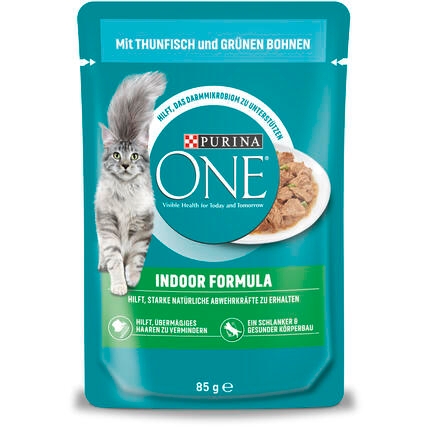 Purina ONE® Indoor Formula mit Thunfisch & grünen Bohnen