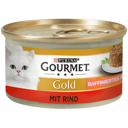 GOURMET Gold Raffiniertes Ragout mit Rind Vorderansicht