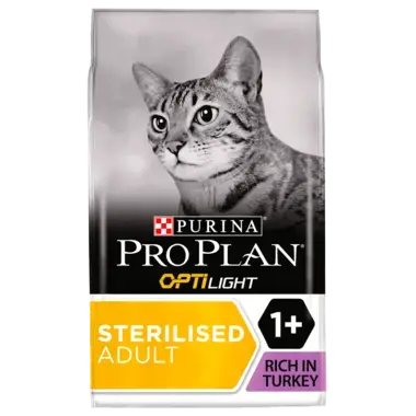 PRO PLAN Light Weight Management Turkey Dry Cat Food