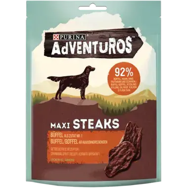 AdVENTuROS® Maxi Steaks Büffel Vorderansicht