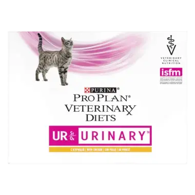 PRO PLAN VETERINARY DIETS Feline UR Urinary™ Nassfutter Huhn Vorderansicht