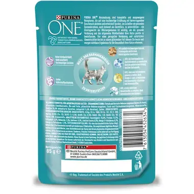 Purina ONE® Sensitive mit Huhn & Karotten Rückseite