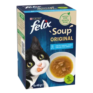 FELIX Soup Geschmacksvielfalt aus dem Wasser Seitenansicht