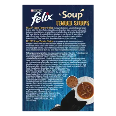 FELIX Soup Strips Geschmacksvielfalt vom Land Rückseite