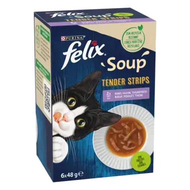 FELIX Soup Strips Gemischte Vielfalt Seitenansicht 