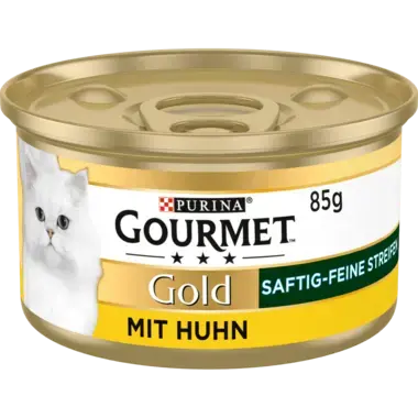 GOURMET Gold Saftig-Feine Streifen Huhn 85g