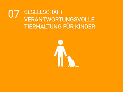 Infografik-Mädchen mit Katze