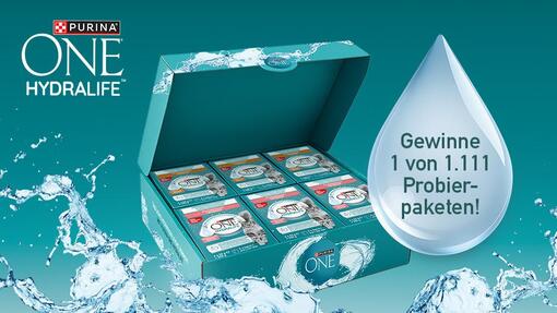 Gewinne ein PURINA ONE HYDRALIFE Probierpaket
