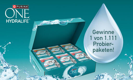 Gewinne ein PURINA ONE HYDRALIFE Probierpaket